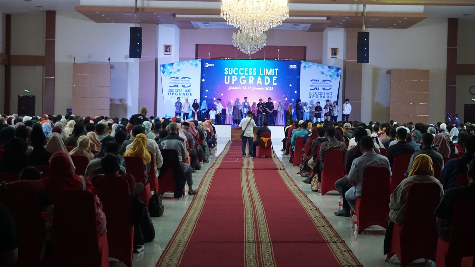 Suasana event Prommunity dengan peserta dan pembicara