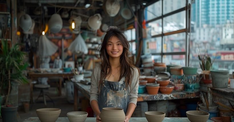 child-doing-artisanal-work_23-2151693955