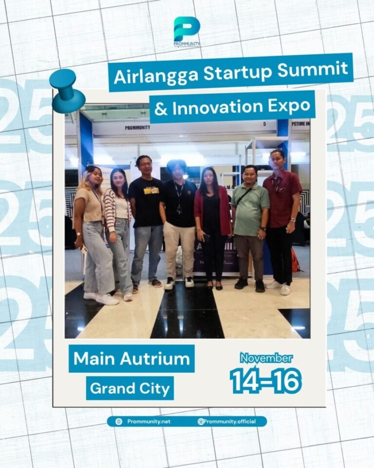 Prommunity Perkenalkan 5 Pilar Kualitas Diri di Airlangga Startup & Innovation Expo 2025