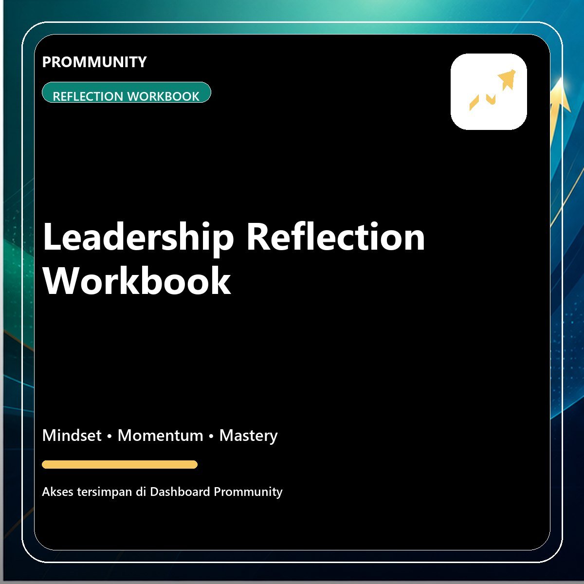 Leadership Reflection Workbook graphic product cover